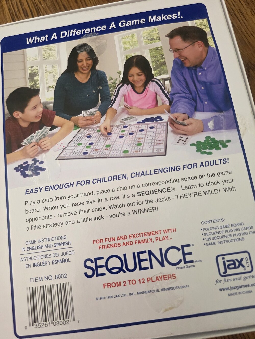 Sequence Board Game - Picture 2 of 5